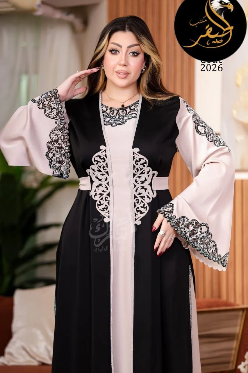 Abaya brodée modèle 2026